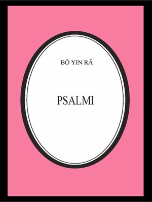 cover image of Psalmi